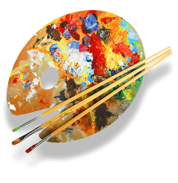 Paleta de pintura